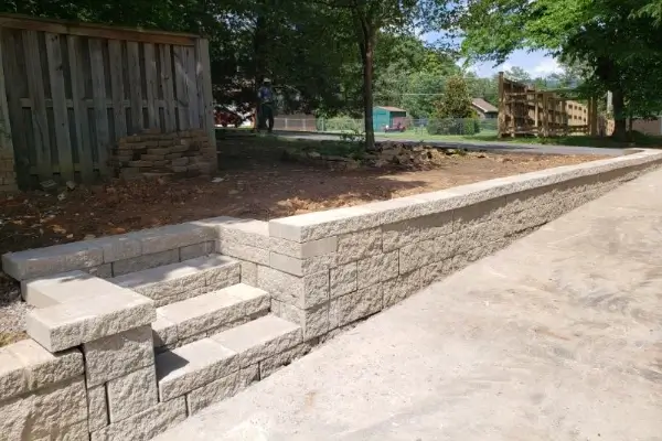 Retaining Wall Installation